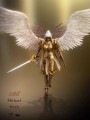 High Simulation Toys - Lucifer - LXF2311A - 1/12 Scale Figure - Michael Archangel Dawn Wings ( Gold Version )