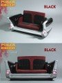 Dam Toys - GK029D - 1/6 Scale Figure - Car Sofa ( Black Color )