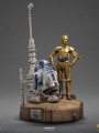 Iron Studios - 1/10 Scale Statue - C-3PO and R2-D2 Deluxe (Star Wars)