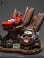 Iron Studios - 1/10 Scale Statue - Lightning McQueen & Tow Mater Deluxe 